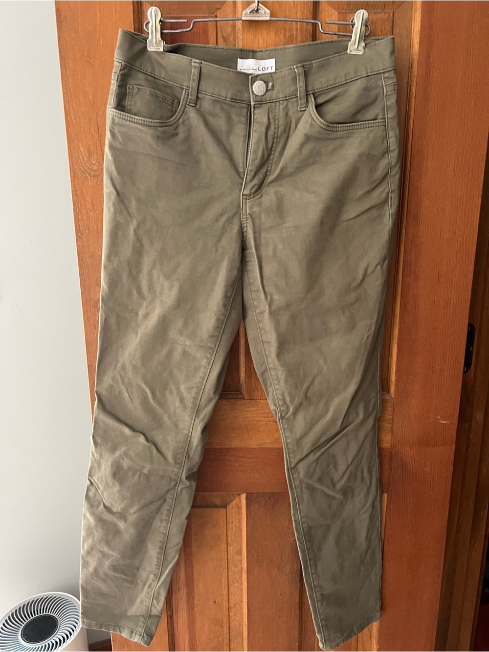 LOFT Olive Skinny Jeans